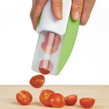 Load image into Gallery viewer, ZipTomato™ - Easy Grape and Tomato Slicer - Zip, Lock and Slice
