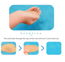 Load image into Gallery viewer, SandFree™ - Sand Free Beach Mat - No More Hassle With Sand and Dust
