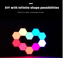 Load image into Gallery viewer, SmartHex™ - Geometry Assembly Smart Night Light - Have Light Your Way