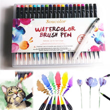 Load image into Gallery viewer, 2018 Watercolor Brush Pens - 20 Piece Set