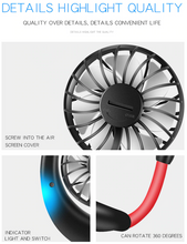 Load image into Gallery viewer, AirCooling™ - Mini Wearable Wireless neckband Fan - Stay Cool Wherever You Are