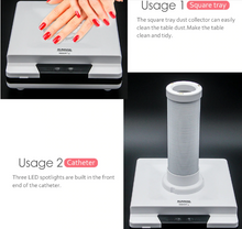 Load image into Gallery viewer, NailDuster - Nail Dust Collector - Forget about Cleaning after Doing Your Nails