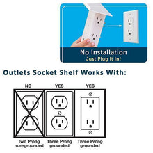 Load image into Gallery viewer, Super Convenient Outlet Socket Shelf