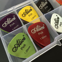 Load image into Gallery viewer, 40 Alice Guitar/Ukulele Picks + 1 Storage Box