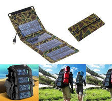 Load image into Gallery viewer, Portable Folding Solar Panel USB Charger