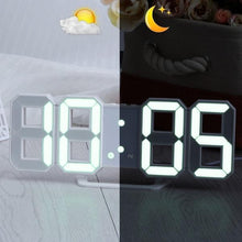 Load image into Gallery viewer, LED Digital Wall Clock with 3 Brightness Levels
