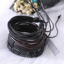Load image into Gallery viewer, Leather Bracelet Bangles