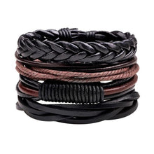 Load image into Gallery viewer, Mens Leather Bracelets & Bangles