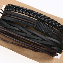 Load image into Gallery viewer, Mens Leather Bracelets & Bangles