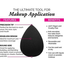 Load image into Gallery viewer, Cosmetics Puff Makeup Blender with Box
