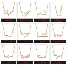 Load image into Gallery viewer, Zodiac Constellation Necklace
