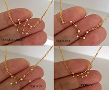 Load image into Gallery viewer, Gold Zodiac Constellation Necklace