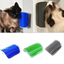 Load image into Gallery viewer, Removable Corner Cat Rubbing Massage Brush Hair Removal Station