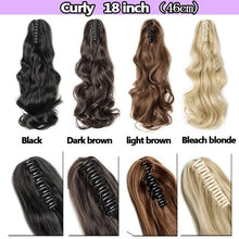 Load image into Gallery viewer, Ponytail Extensions Clip in Ponytail Hair Extensions Black Brown Blonde