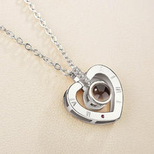 Load image into Gallery viewer, Projection 100 Languages I Love You Charm Pendant Necklace