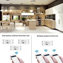 Load image into Gallery viewer, WiFi Smart Light Switch Universal Breaker Wireless Remote: Compatible with Alexa, IFTTT and Google Home