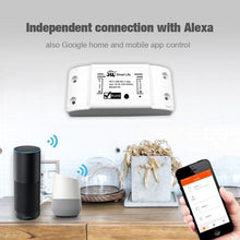 Load image into Gallery viewer, WiFi Smart Light Switch Universal Breaker Wireless Remote: Compatible with Alexa, IFTTT and Google Home