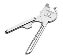 Load image into Gallery viewer, Stainless Steel 6 in 1 Utili-keyScrewdriver Mini Multi-tool