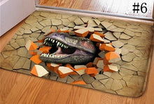 Load image into Gallery viewer, 60*40CM 3D Dinosaur Print Floor Mat Carpet Soft Flanner Doormat Rugs for Bedroom Living Room Door Floor Hallway Mats
