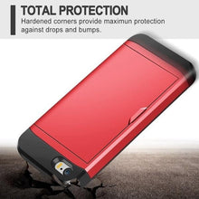 Load image into Gallery viewer, Portable Shockproof Hybrid Wallet Case Cover For Iphone and Samsung