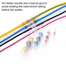Load image into Gallery viewer, 1Set/2Sets Heat Shrink Solder Sleeves Connector Electrical Wire Terminals Butt Crimp 50pcs