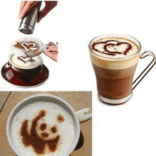 Load image into Gallery viewer, 16 pack Coffee Latte Art Stencils Foam Tool