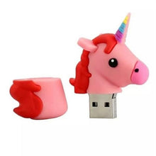 Load image into Gallery viewer, Cute Horse Unicorn USB Flash Drive Pen Drive 64GB USB