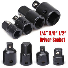Load image into Gallery viewer, 4pcs 1/4 3/8 1/2 Drive Socket Adapter Converter Reducer Air Impact Craftsman Socket Wrench Adapter Hand Tools Set(socket wrench not included)