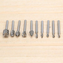 Load image into Gallery viewer, 6pcs/10pcs/20pcs HSS Router Bits Set for Dremel Grinding Carving Shaping Rotary Tools
