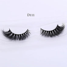 Load image into Gallery viewer, Sexy Handmade Natural False Eyelashes Cross Long 100% Real Mink Fur Eye Lashes Extension
