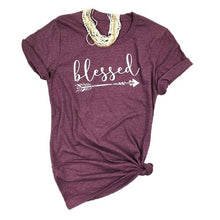 Load image into Gallery viewer, Printed Short Sleeve Casual Tops