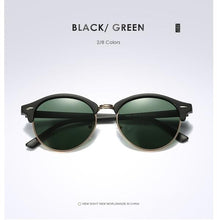 Load image into Gallery viewer, Round Polarized Sunglasses Mens Womens UV400 Mirrored Glasses Eyewear