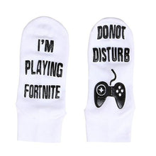 Load image into Gallery viewer, Unisex 'Do Not Disturb I'm Gaming ' Ankle Socks