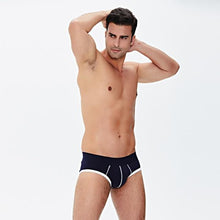 Load image into Gallery viewer, Men Male Underwear men Briefs Cotton Low Waist Shorts Underwear