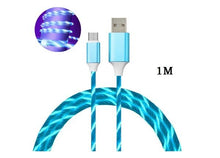Load image into Gallery viewer, Micro USB Cable Lights up 2.4A Fast Charging Data Cord