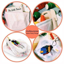 Load image into Gallery viewer, Reusable Grocery Shopping Fruit Vegetable Toys Storage Mesh Produce Bag