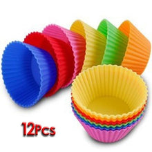 Load image into Gallery viewer, Silicone Cake Cupcake Liner Baking Cup Mold