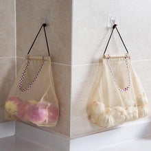 Load image into Gallery viewer, Large Capacity Storage Hanging Bag Kitchen Organize Mesh Pouch