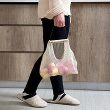 Load image into Gallery viewer, Large Capacity Storage Hanging Bag Kitchen Organize Mesh Pouch