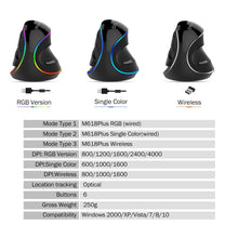 Load image into Gallery viewer, Deluxe Ergonomic Mouse