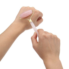 Load image into Gallery viewer, Natural Rose Crystal Quartz Anti Cellulite Tool