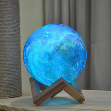 Load image into Gallery viewer, 2019 Galaxy Print Moon Lamp