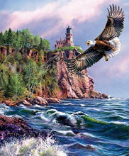 Load image into Gallery viewer, Eagle Landscape - Painting By Numbers