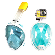 Load image into Gallery viewer, Full Face Snorkeling Mask