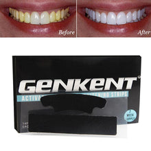 Load image into Gallery viewer, Black Teeth Whitening Strips Activated Charcoal (14 Pouches)