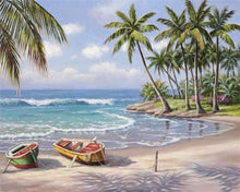Load image into Gallery viewer, Tropical Island- Painting By Numbers