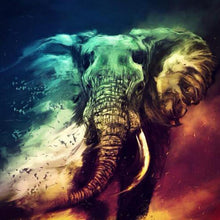 Load image into Gallery viewer, Artistic Elephant - 5D™ Diamond Painting Kit