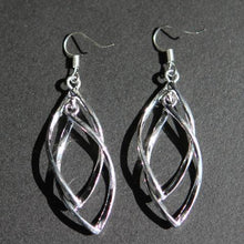 Load image into Gallery viewer, Elegant Silver Plated Dangle Drop Party Earrings