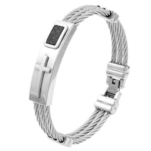 Load image into Gallery viewer, Premium Stainless Cross Bracelet