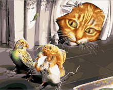 Load image into Gallery viewer, Naughty Cat - Painting By Numbers